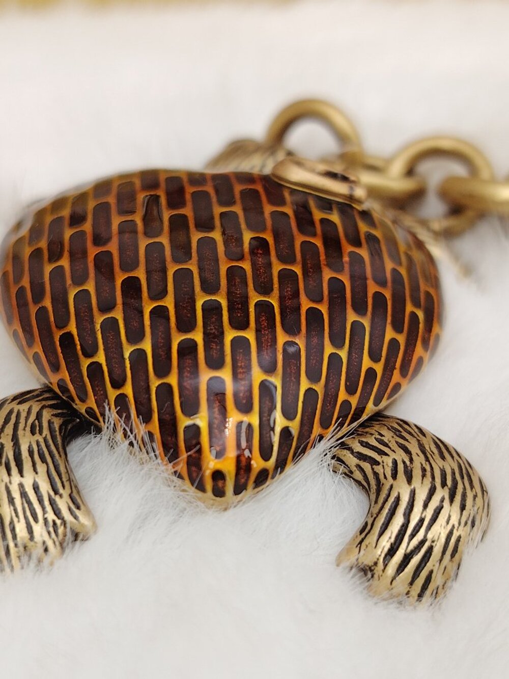 COACH Turtle Bag Charm Keychain Coach Bag Accessories - Picture 6 of 9